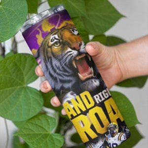 LSU 'LAND OF THE ROAR' TUMBLER